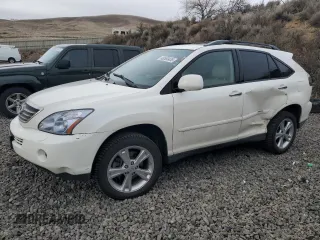 2008 Lexus RX 400h with VIN JTJHW31U382065765, listed as a Copart auction lot 48560435 with 229,546 mi miles and Salvage Title. Bid and sale history available at DreamBid. Image 1.