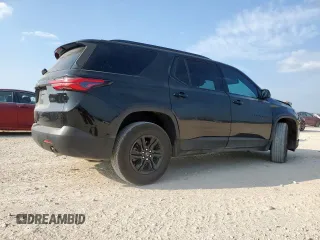 2023 Chevrolet Traverse LS with VIN 1GNERFKW2PJ312848, listed as a Copart auction lot 60497505 with 52,104 mi miles and Salvage title. Bid and sale history available at DreamBid. Image 3.