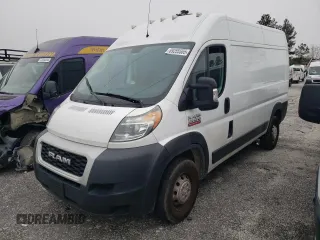 2019 Ram ProMaster Cargo with VIN 3C6TRVBG3KE548019, listed as a Copart auction lot 46722215 with 125,332 mi miles and Salvage Title. Bid and sale history available at carsss.com. Image 1.