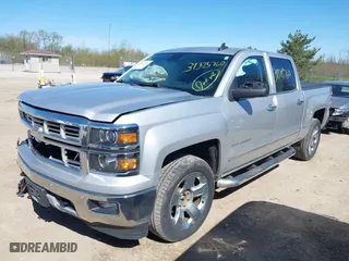 2015 Chevrolet Silverado 1500 LTZ with VIN 3GCUKSEC9FG304619, listed as a IAAI auction lot 39325760 with 161,819 mi miles. Bid and sale history available at carsss.com. Image 2.