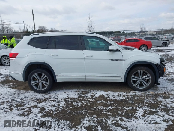 2019 Volkswagen Atlas SEL R-Line with VIN 1V2RR2CA4KC612697, listed as a IAAI auction lot 41618930 with 25,476 mi miles and . Bid and sale history available at DreamBid. Image 14.