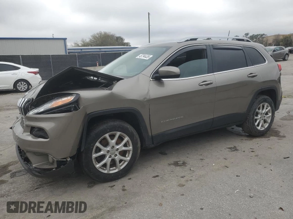 2018 Jeep Cherokee Latitude Plus with VIN 1C4PJMLXXJD597809, listed as a Copart auction lot 46794435 with 118,452 mi miles and Salvage Title. Bid and sale history available at DreamBid. Image 1.