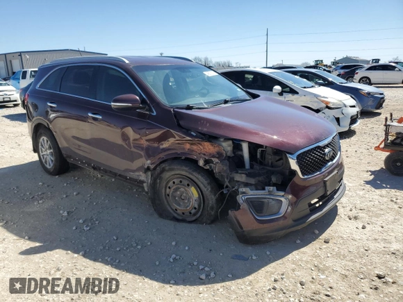 2017 Kia Sorento LX with VIN 5XYPGDA32HG193056, listed as a Copart auction lot 45676215 with 120,100 mi miles and Salvage Title. Bid and sale history available at carsss.com. Image 4.