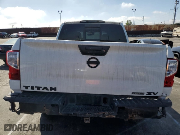 2018 Nissan Titan SV with VIN 1N6AA1E68JN533364, listed as a Copart auction lot 56190705 with 75,314 mi miles and Salvage Title. Bid and sale history available at DreamBid. Image 6.