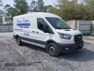 2020 Ford Transit Cargo with VIN 1FTBR1C82LKA13542, listed as a IAAI auction lot 41888367 with 97,803 mi miles. Bid and sale history available at carsss.com. Image 1.