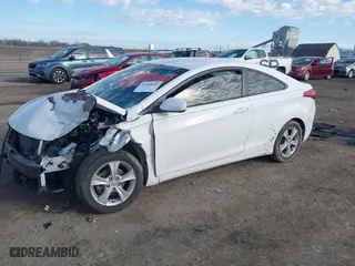 2013 Hyundai Elantra Coupe GS with VIN KMHDH6AE2DU023345, listed as a IAAI auction lot 41685816 with 1 mi miles. Bid and sale history available at carsss.com. Image 17.