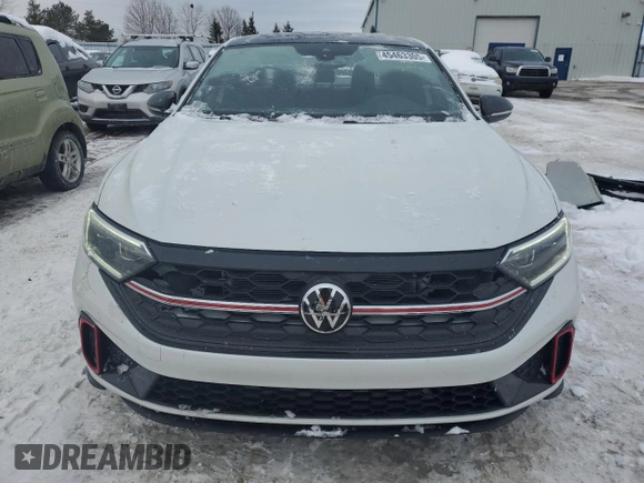 2024 Volkswagen Jetta GLI Autobahn with VIN 3VW2T7BU5RM033107, listed as a Copart auction lot 45463305 with 27,698 mi miles and Salvage Title. Bid and sale history available at DreamBid. Image 5.