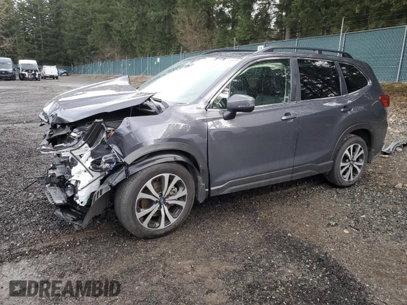 2021 Subaru Forester Limited with VIN JF2SKAUC6MH540345, listed as a Copart auction lot 45773295 with 20,291 mi miles and Salvage Title. Bid and sale history available at carsss.com. Image 1.