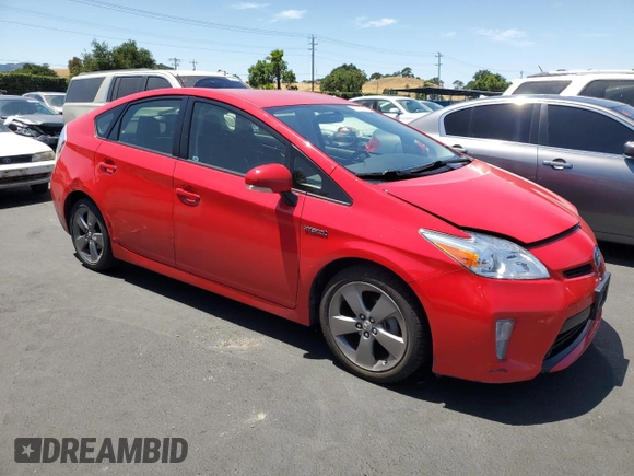 2015 Toyota Prius Four with VIN JTDKN3DU1F0426815, listed as a Copart auction lot 58793525 with 139,802 mi miles and Salvage title. Bid and sale history available at DreamBid. Image 4.