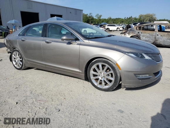 2015 Lincoln MKZ Hybrid with VIN 3LN6L2LU0FR621254, listed as a Copart auction lot 55275185 with 104,021 mi miles and Salvage Title. Bid and sale history available at DreamBid. Image 4.
