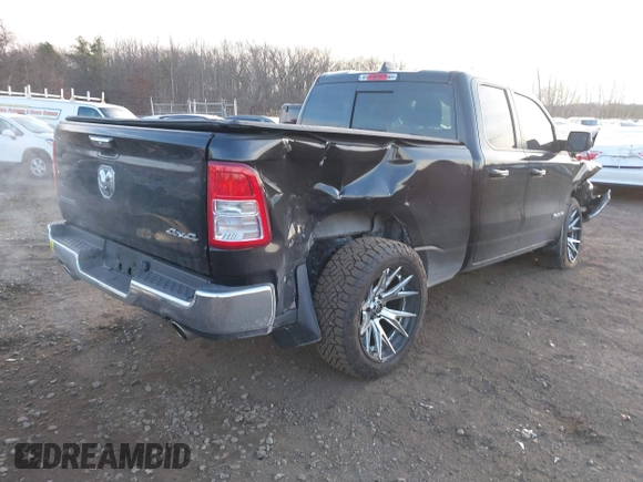 2020 Ram 1500 Big Horn with VIN 1C6SRFBT8LN341914, listed as a IAAI auction lot 41454570 with 34,360 mi miles. Bid and sale history available at carsss.com. Image 4.