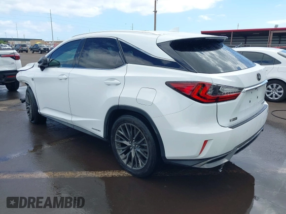 2016 Lexus RX 450h with VIN 2T2BGMCA9GC006844, listed as a IAAI auction lot 41633755 with 44,464 mi miles and . Bid and sale history available at DreamBid. Image 3.