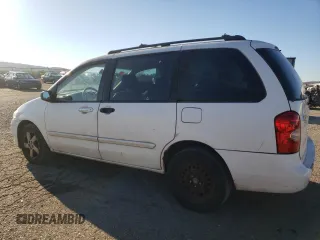 2002 Mazda MPV LX with VIN JM3LW28J720312394, listed as a Copart auction lot 76765674 with 134,286 mi miles and Salvage Title. Bid and sale history available at carsss.com. Image 2.