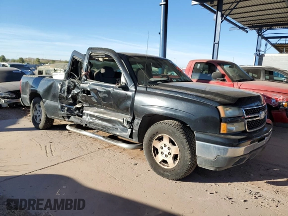 2006 Chevrolet Silverado 1500 LT1 with VIN 1GCEC19T06Z157337, listed as a Copart auction lot 42407345 with 112,409 mi miles and Salvage Title. Bid and sale history available at DreamBid. Image 4.