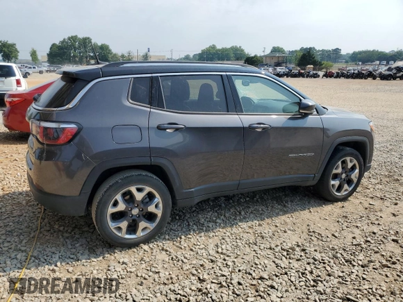 2019 Jeep Compass Limited z VIN 3C4NJDCB5KT827537, wystawiony jako Copart lot #59632135 z przebiegiem 42 063 mil mil oraz Szkoda całkowita • Salvage title. Historia ofert i sprzedaży dostępna na DreamBid. Obrazek 3.