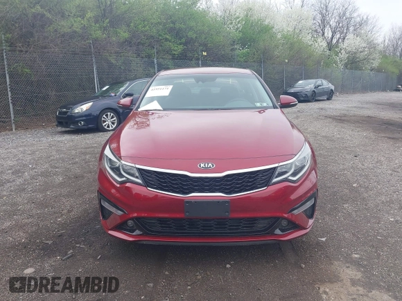 2020 Kia Optima LX with VIN 5XXGT4L31LG450083, listed as a IAAI auction lot 41951171 with 27,985 mi miles. Bid and sale history available at carsss.com. Image 13.