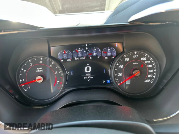 2023 Chevrolet Camaro ZL1 with VIN 1G1FK1R61P0128493, listed as a Copart auction lot 49242675 with 6,433 mi miles and Clean title. Bid and sale history available at DreamBid. Image 8.