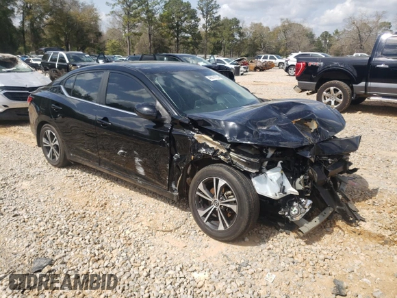 2020 Nissan Sentra SV with VIN 3N1AB8CV6LY276152, listed as a Copart auction lot 48874725 with 65,481 mi miles and Salvage Title. Bid and sale history available at carsss.com. Image 4.