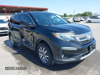 2019 Honda Pilot EX-L with VIN 5FNYF5H56KB017114, listed as a IAAI auction lot 42031399 with 111,974 mi miles and . Bid and sale history available at DreamBid. Image 1.