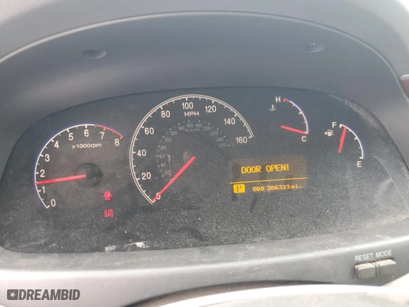 2006 Hyundai Azera SE with VIN KMHFC46F26A046383, listed as a Copart auction lot 47971535 with 306,323 mi miles and Salvage Title. Bid and sale history available at carsss.com. Image 9.