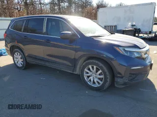 2019 Honda Pilot LX with VIN 5FNYF5H1XKB026833, listed as a Copart auction lot 47448165 with 92,370 mi miles and Clean Title. Bid and sale history available at DreamBid. Image 4.