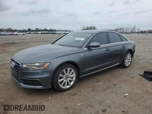 2015 Audi A6 3.0T Prestige with VIN WAUHGAFC1FN005058, listed as a Copart auction lot 51346675 with 90,781 mi miles and Salvage Title. Bid and sale history available at carsss.com. Image 1.