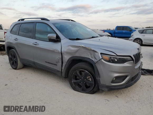 2021 Jeep Cherokee Latitude Plus with VIN 1C4PJLLB4MD204339, listed as a Copart auction lot 76270504 with 42,215 mi miles and Salvage title. Bid and sale history available at DreamBid. Image 4.