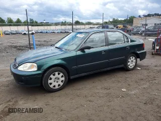 2000 Honda Civic LX z VIN JHMEJ6677YS012719, wystawiony jako Copart lot #57419535 z przebiegiem 209 902 mil mil oraz Szkoda całkowita • Salvage title. Historia ofert i sprzedaży dostępna na DreamBid. Obrazek 1.