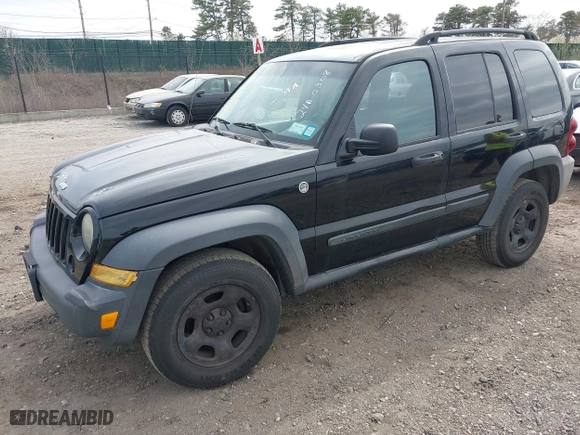 2006 Jeep Liberty Sport with VIN 1J8GL48K66W143231, listed as a IAAI auction lot 42040322 with 241,263 mi miles. Bid and sale history available at carsss.com. Image 2.