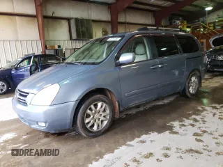 2007 Kia Sedona LX with VIN KNDMB233576162999, listed as a Copart auction lot 44761085 with 184,798 mi miles and Salvage Title. Bid and sale history available at carsss.com. Image 1.
