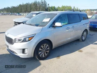 2016 Kia Sedona SX with VIN KNDMC5C19G6140582, listed as a IAAI auction lot 42086075 with 112,474 mi miles. Bid and sale history available at carsss.com. Image 17.
