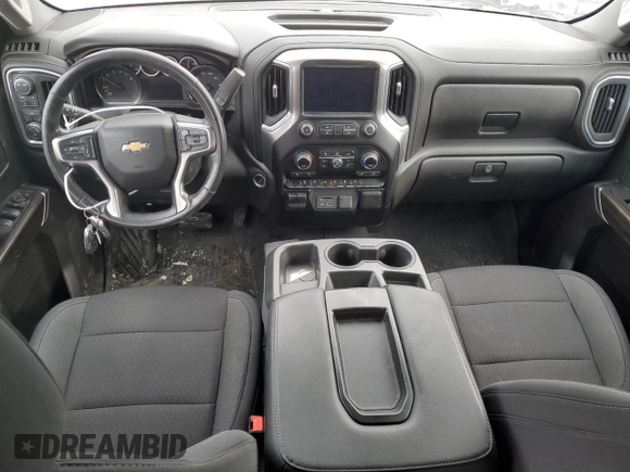 2021 Chevrolet Silverado 1500 LT with VIN 3GCUYDET2MG149418, listed as a Copart auction lot 89065105 with 142,539 mi miles and Salvage Title. Bid and sale history available at carsss.com. Image 8.
