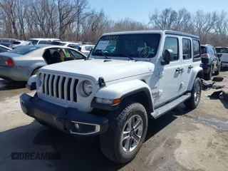 2020 Jeep Wrangler Unlimited Sahara with VIN 1C4HJXEN7LW180589, listed as a IAAI auction lot 41784143 with 58,955 mi miles. Bid and sale history available at carsss.com. Image 19.