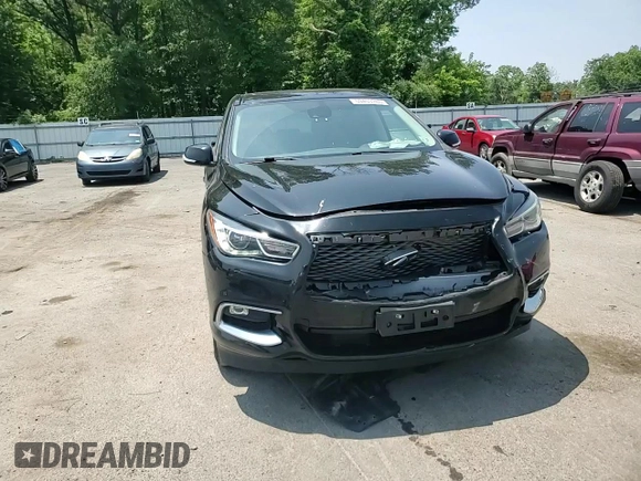2020 Infiniti QX60 Pure with VIN 5N1DL0MM7LC518210, listed as a Copart auction lot 59403765 with 55,171 mi miles and Salvage title. Bid and sale history available at DreamBid. Image 14.