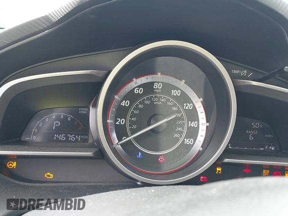 2015 Mazda Mazda3 i Touring with VIN JM1BM1V77F1226189, listed as a IAAI auction lot 41838696 with 146,764 mi miles. Bid and sale history available at carsss.com. Image 7.