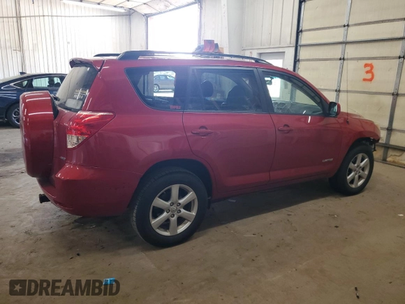 2007 Toyota RAV4 Limited with VIN JTMBK31V275030838, listed as a Copart auction lot 49822985 with 207,103 mi miles and Salvage Title. Bid and sale history available at carsss.com. Image 3.