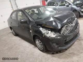 2020 Mitsubishi Mirage G4 ES with VIN ML32F3FJXLHF02244, listed as a IAAI auction lot 41670519 with 76,852 mi miles. Bid and sale history available at carsss.com. Image 1.