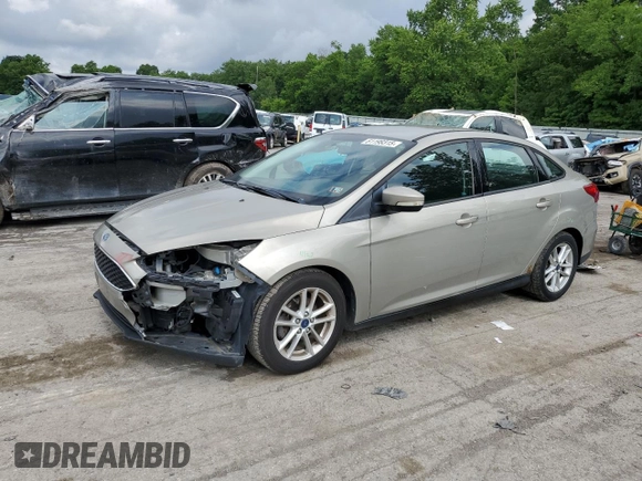 2015 Ford Focus SE z VIN 1FADP3F29FL312757, wystawiony jako Copart lot #61198315 z przebiegiem 84 944 mil mil oraz Szkoda całkowita • Salvage title. Historia ofert i sprzedaży dostępna na DreamBid. Obrazek 1.