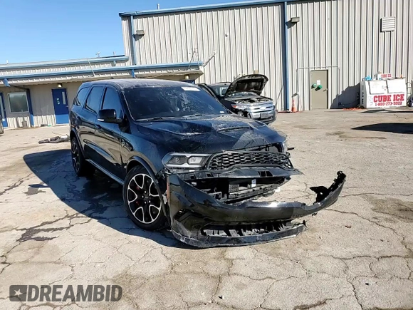 2021 Dodge Durango SRT Hellcat with VIN 1C4SDJH9XMC639397, listed as a Copart auction lot 88683745 with 57,094 mi miles and Salvage Title. Bid and sale history available at DreamBid. Image 14.