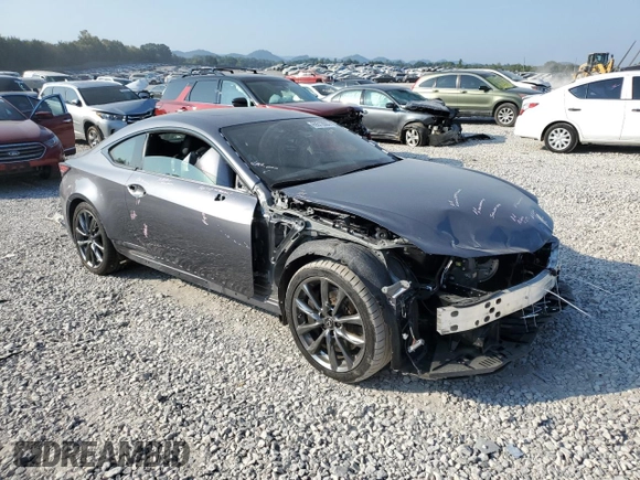 2019 Lexus RC 350 with VIN JTHHZ5BC1K5020064, listed as a Copart auction lot 69312984 with 37,052 mi miles and Salvage title. Bid and sale history available at DreamBid. Image 4.
