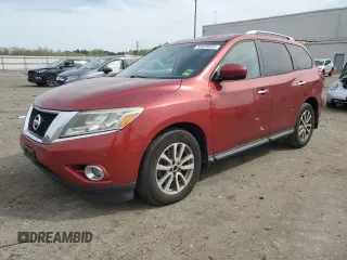 2015 Nissan Pathfinder SL with VIN 5N1AR2MM5FC630618, listed as a Copart auction lot 52698925 with 196,257 mi miles and Salvage Title. Bid and sale history available at carsss.com. Image 1.
