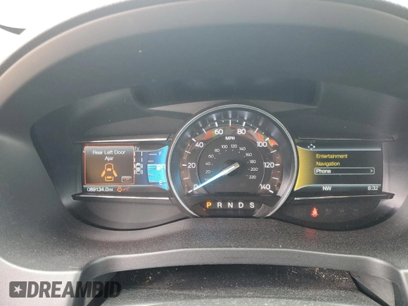 2018 Ford Explorer Limited с VIN 1FM5K7F87JGA63736, выставлен на аукционе Copart как лот 54169935 с пробегом 89 134 миль миль и Списание • Salvage title. История ставок и продаж доступна на DreamBid. Изображение 9.