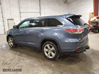 2015 Toyota Highlander Limited with VIN 5TDDKRFH4FS218591, listed as a Copart auction lot 53269185 with 94,767 mi miles and Clean Title. Bid and sale history available at carsss.com. Image 2.