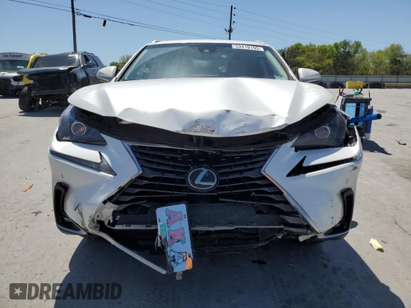 2019 Lexus NX 300 with VIN JTJBARBZ9K2179827, listed as a Copart auction lot 53419195 with 59,763 mi miles and Salvage Title. Bid and sale history available at DreamBid. Image 5.
