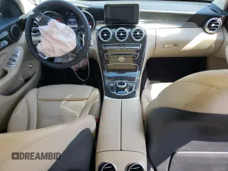 2017 Mercedes-Benz C 300 with VIN 55SWF4JB5HU218785, listed as a Copart auction lot 52963205 with 165,590 mi miles and Salvage title. Bid and sale history available at DreamBid. Image 8.