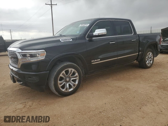 2020 Ram 1500 Limited z VIN 1C6RREHT2LN133673, wystawiony jako Copart lot #79142814 z przebiegiem 43 965 mil mil oraz Szkoda całkowita • Salvage title. Historia ofert i sprzedaży dostępna na DreamBid. Obrazek 1.