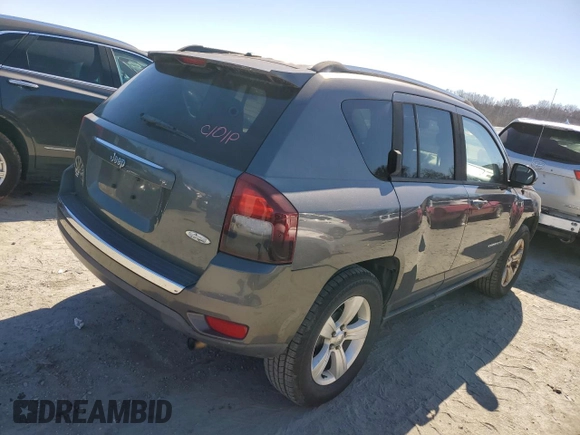2015 Jeep Compass High Altitude Edition with VIN 1C4NJCEA2FD297487, listed as a Copart auction lot 46445255 with 124,986 mi miles and Clean Title. Bid and sale history available at carsss.com. Image 3.