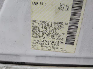 2015 Nissan Altima SL z VIN 1N4AL3AP7FN382800, wystawiony jako IAAI lot #42102763 z przebiegiem Nie podano mil oraz . Historia ofert i sprzedaży dostępna na DreamBid. Obrazek 9.