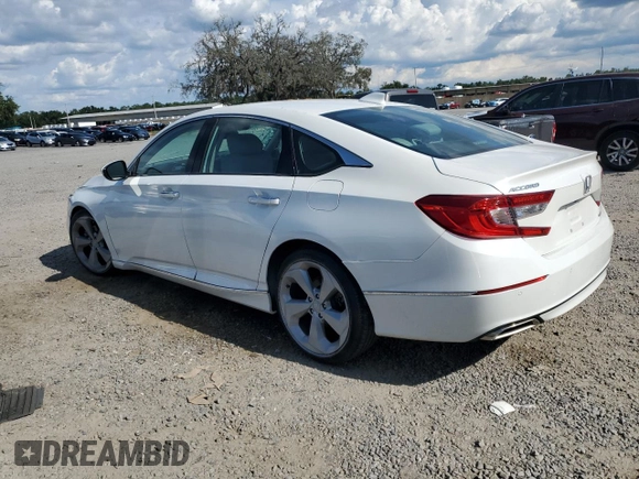 2018 Honda Accord Touring with VIN 1HGCV1F94JA059656, listed as a Copart auction lot 62375765 with 20,432 mi miles and Salvage title. Bid and sale history available at DreamBid. Image 2.