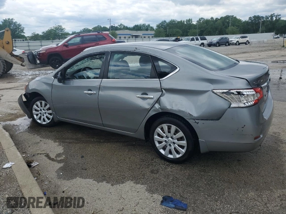 2014 Nissan Sentra SV with VIN 3N1AB7AP5EL676671, listed as a Copart auction lot 57861945 with 128,872 mi miles and Non repairable. Bid and sale history available at DreamBid. Image 2.